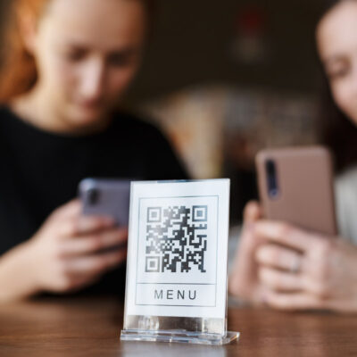 Acrylic QR Stand